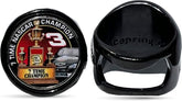 The deCAPitator EARNHART 7 TIME CHAMP Ring bottle cap & can tab opener!