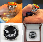The deCAPitator GolfFather Ring Bottle cap & Can tab Opener!