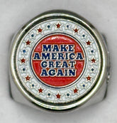 The Make America Great Again deCAPitator ring bottle and can tab opener!