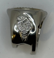 The deCAPitator Fantasy football League Championship Ring bottle cap and can tab opener!
