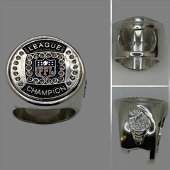 The deCAPitator Fantasy football League Championship Ring bottle cap and can tab opener!