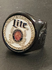 Miller Lite deCAPitator ring bottle cap and can tab opener!