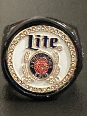 Miller Lite deCAPitator ring bottle cap and can tab opener!