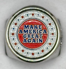 The Make America Great Again deCAPitator ring bottle and can tab opener!