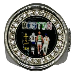 The deCAPitator BOSTONS GREATEST ATHLETES RING bottle and can tab opener!